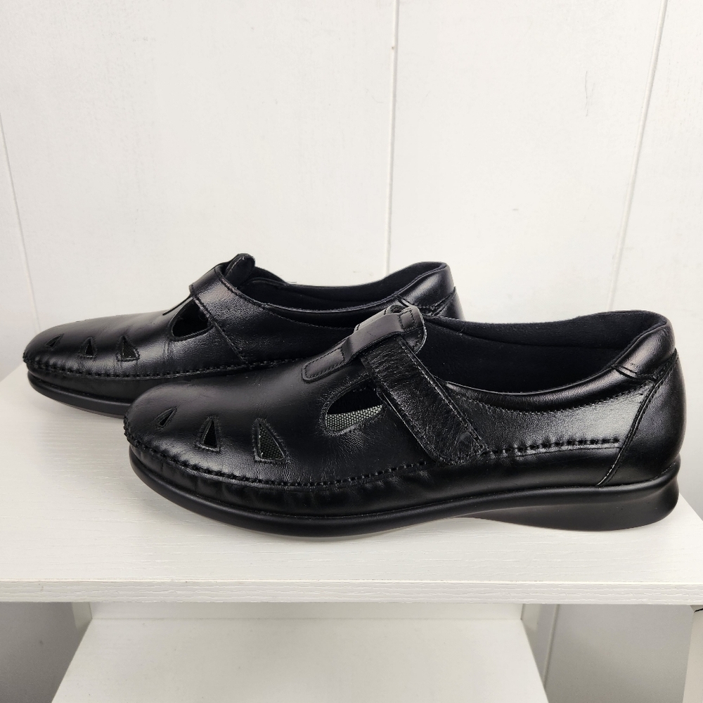 SAS Tripad Comfort Roamer Mary Jane Women 9 Casual Shoes Black Leather Soft Step